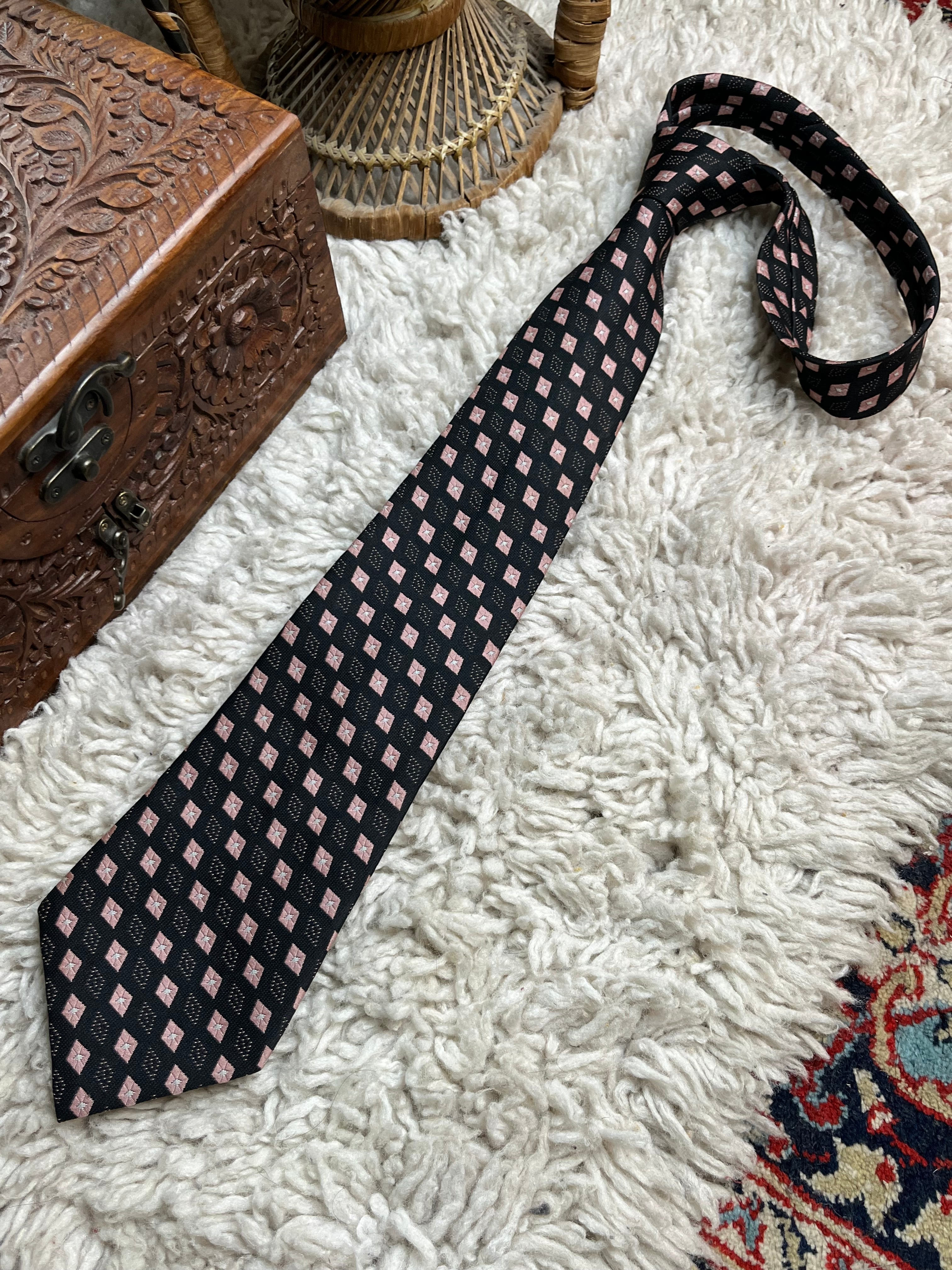 ST. MICHEAL UK MADE TEXTURED POLYESTER TIE