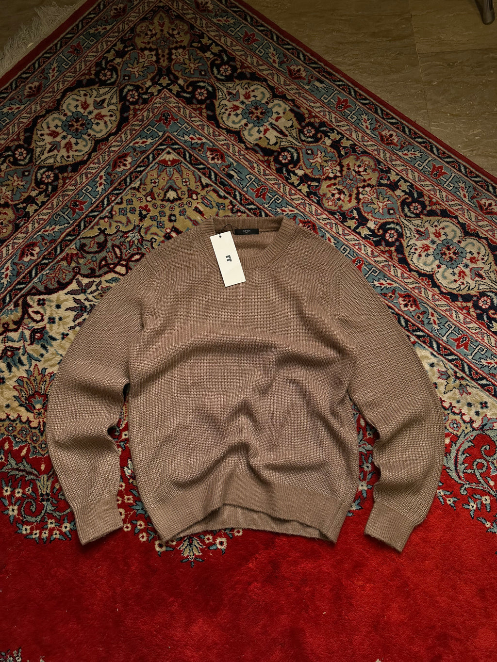TopTen Brown Knitted Relaxed Fit Sweater