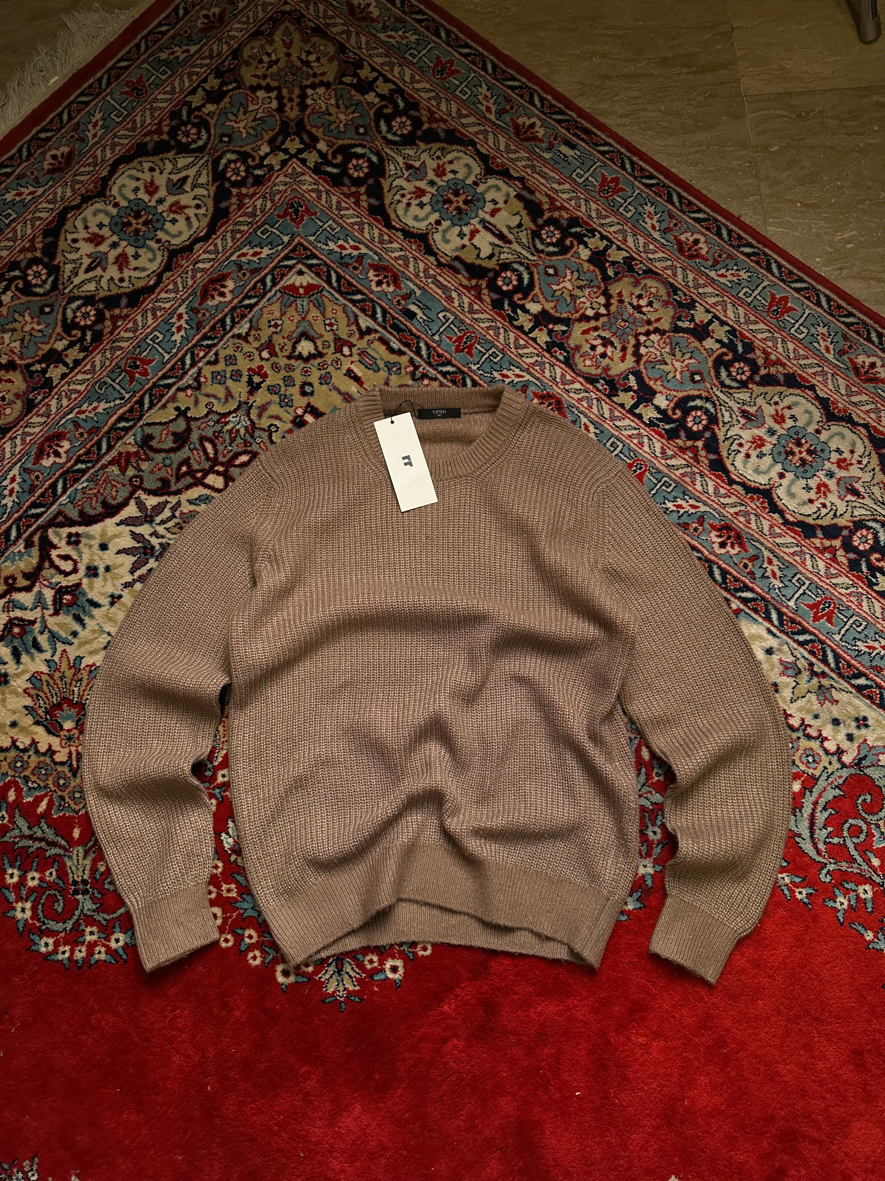 TopTen Brown Knitted Relaxed Fit Sweater