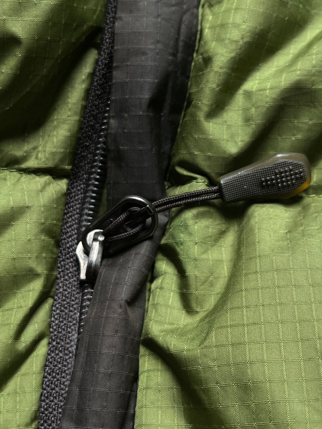 Asics Green Puffer Jacket