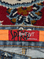 Vintage Springfield Distressed Flap Pocket Bootcut Jeans – 32