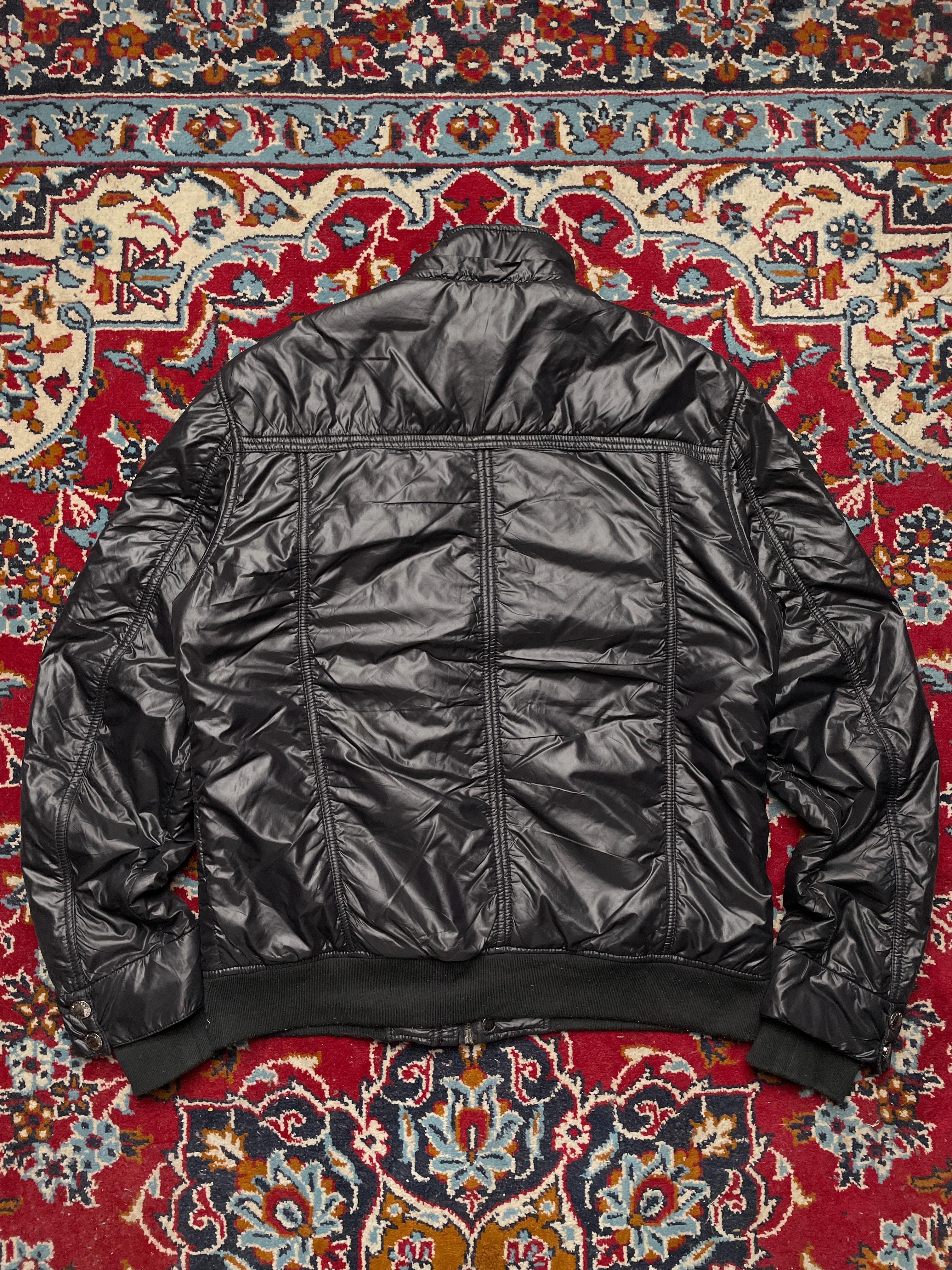 Dsquared2 Vintage Black Nylon Multi-Pocket Utility Bomber Jacket