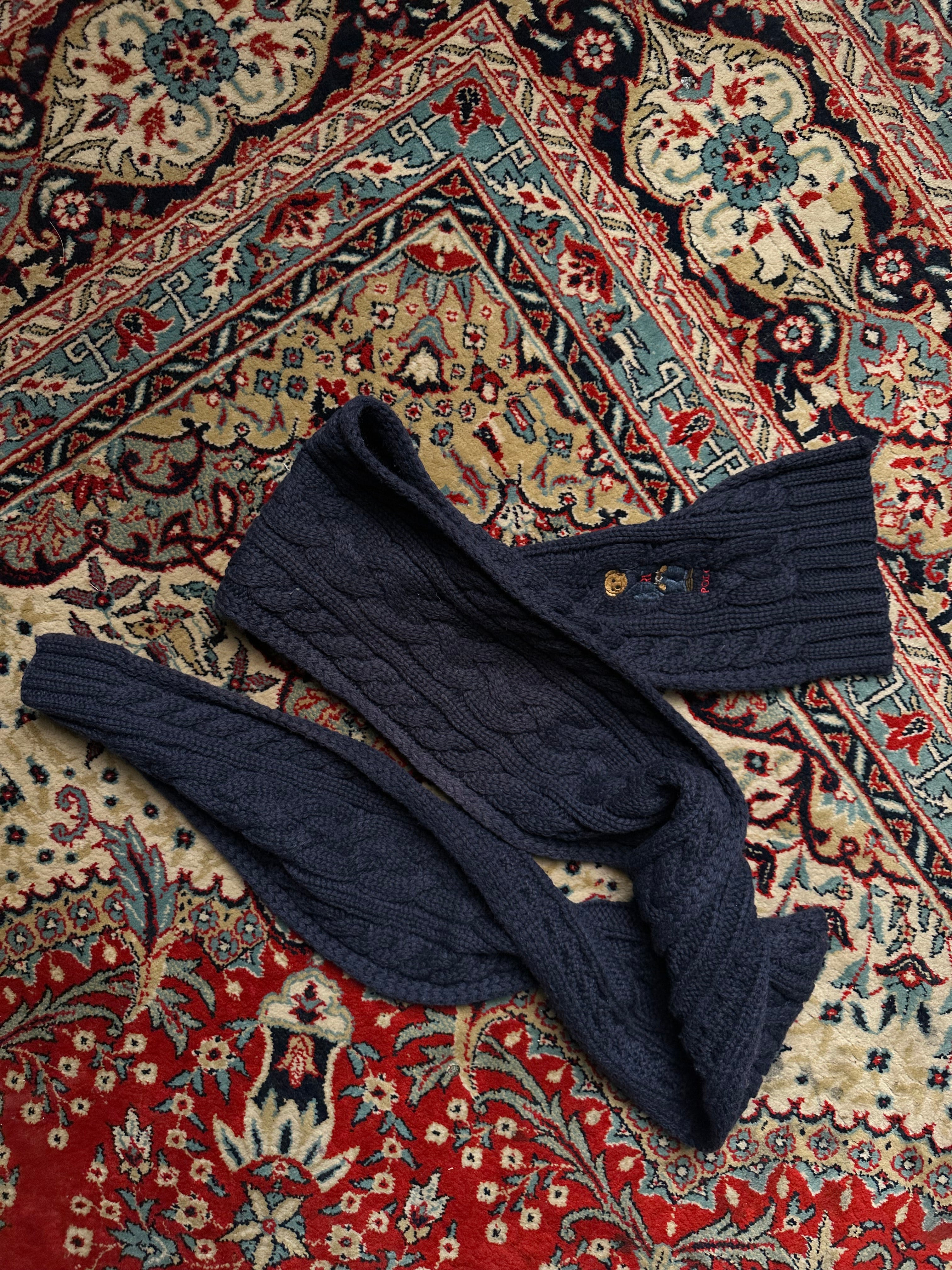 POLO RALPH LAUREN CABLE KNIT SCARF