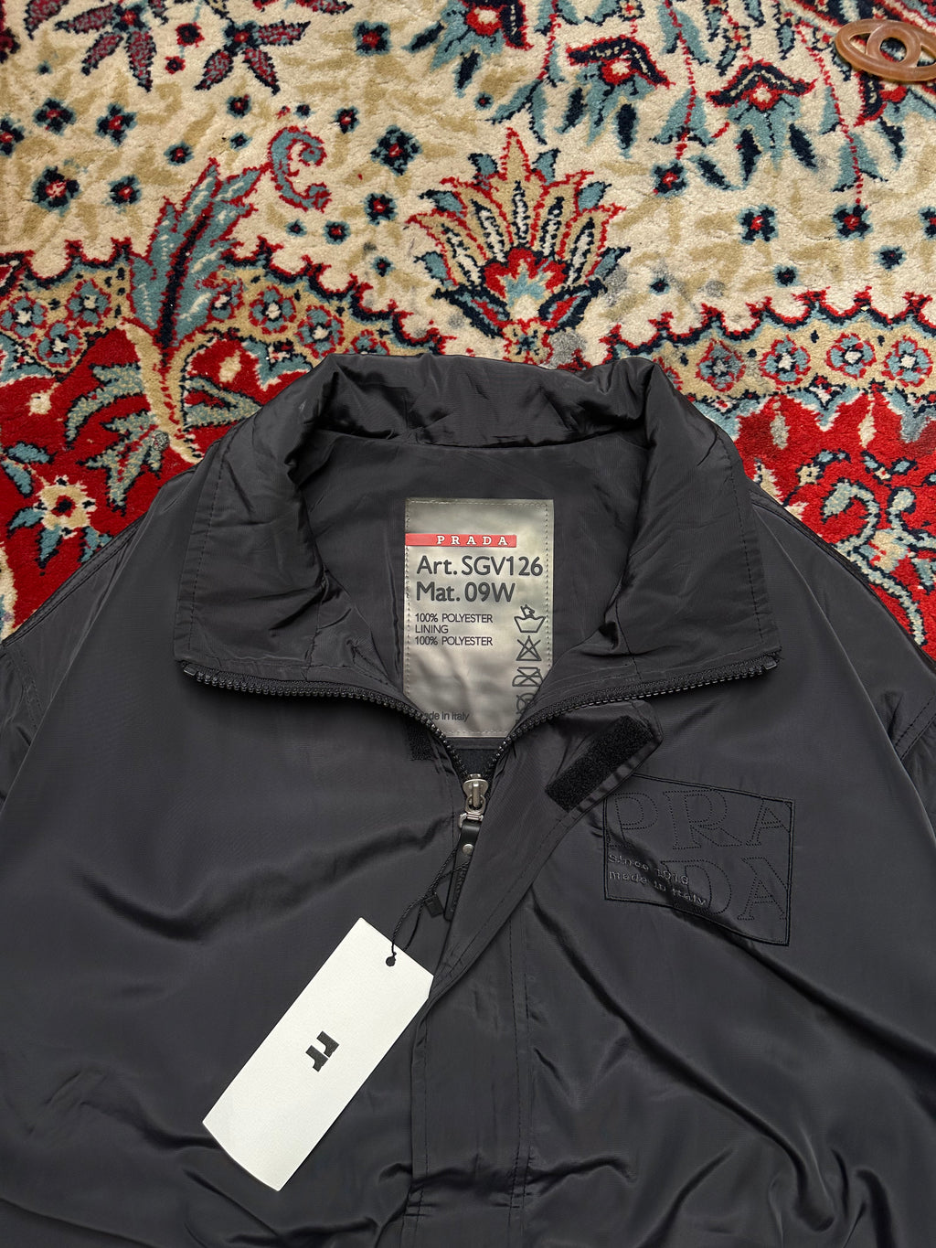 PRADA VINTAGE RELAXED BOXY FIT TRACK JACKET