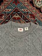 LEVI’s heavyweight cable knit regular fit sweater