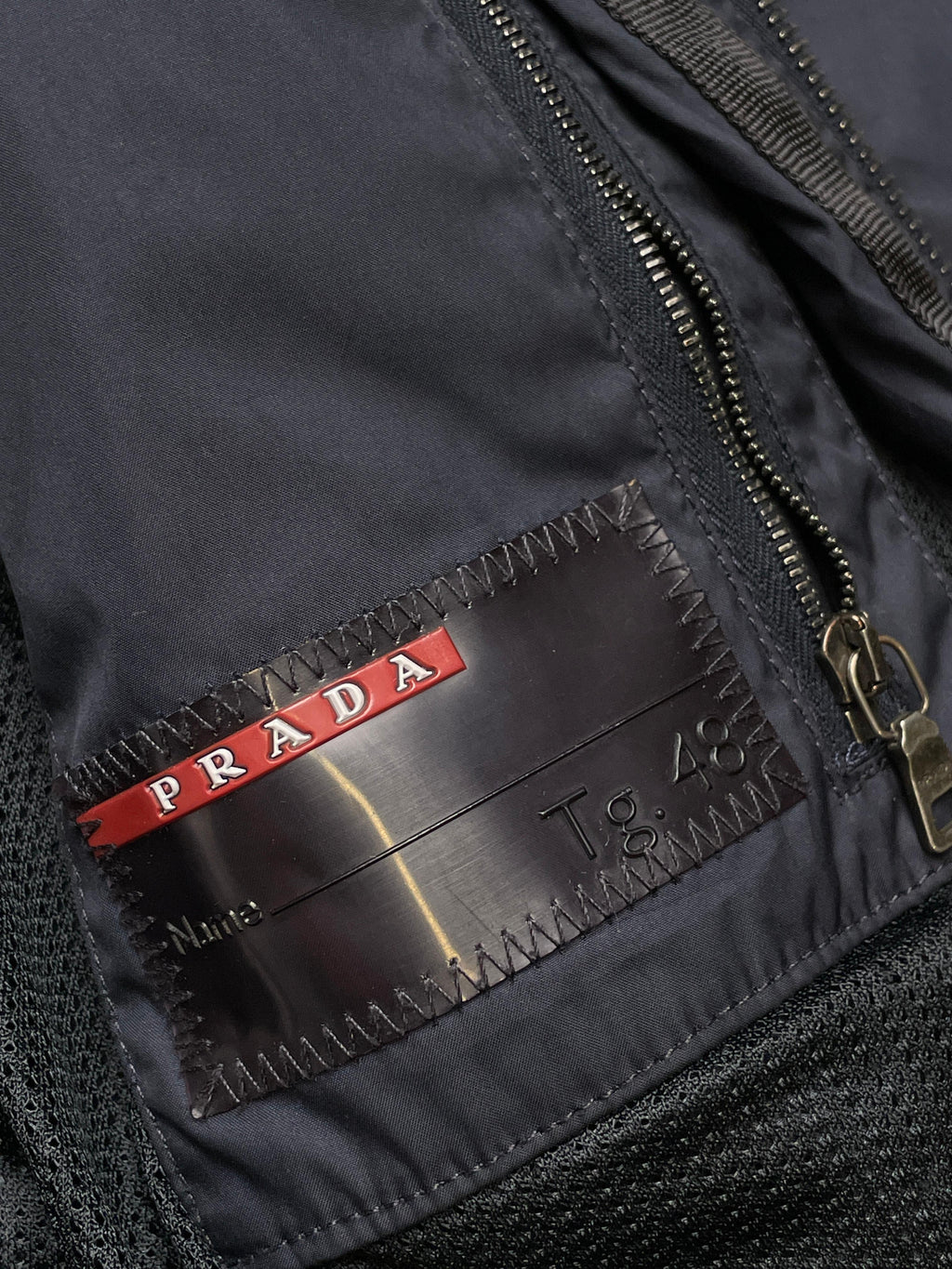 PRADA RENYLON VINTAGE REGULAR FIT CROPPED JACKET