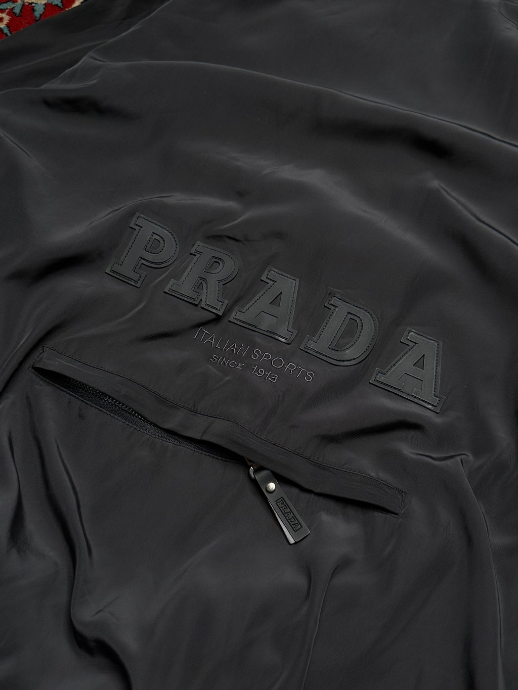 PRADA VINTAGE RELAXED BOXY FIT TRACK JACKET