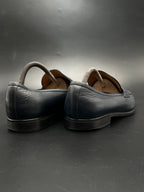 Gucci Cirano Luxury Navy Leather Loafers