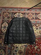 TOP ISSUE Leather Crew Neck Jacket