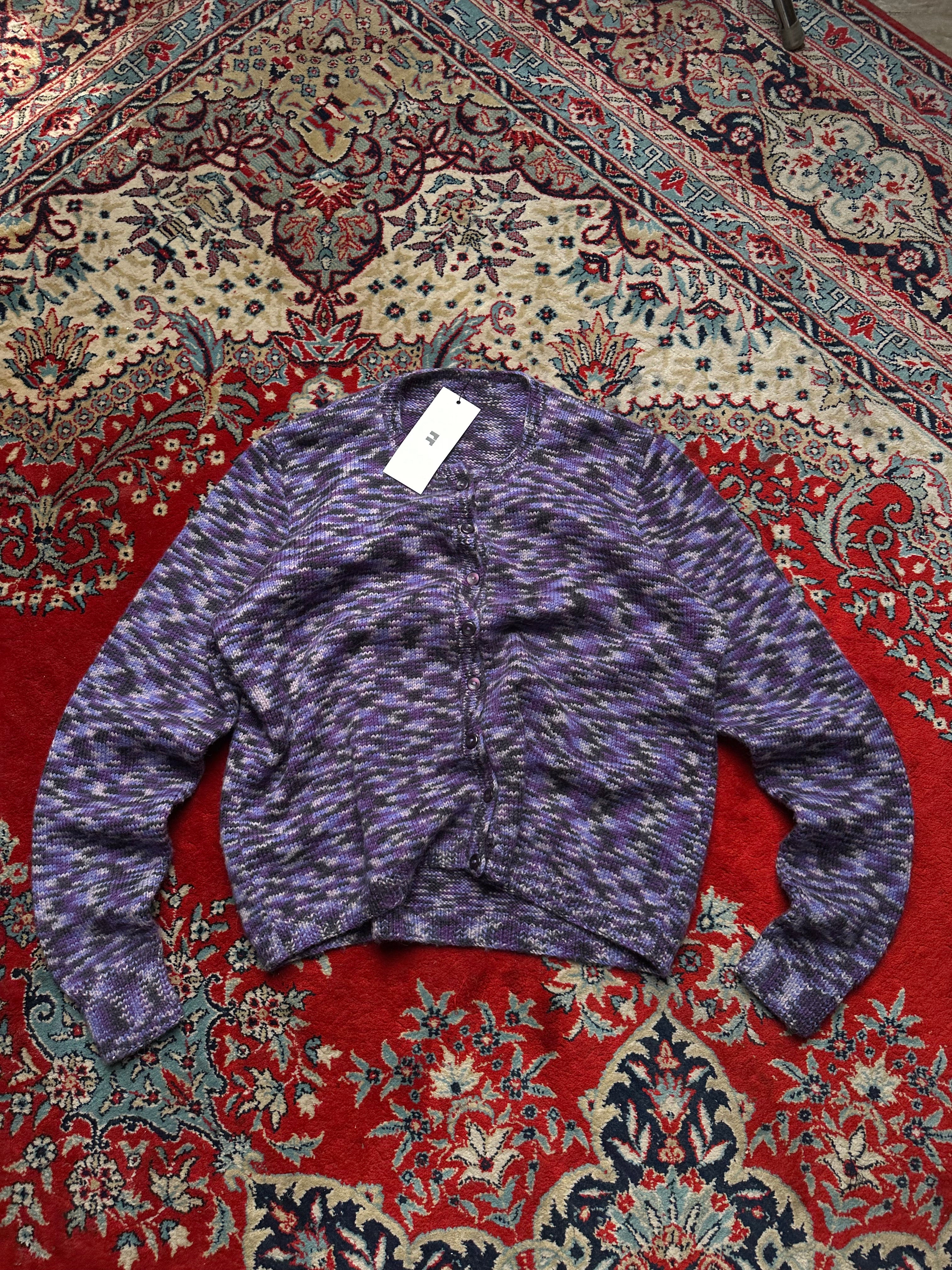 VINTAGE RELAXED FIT WOOL CARDIGAN