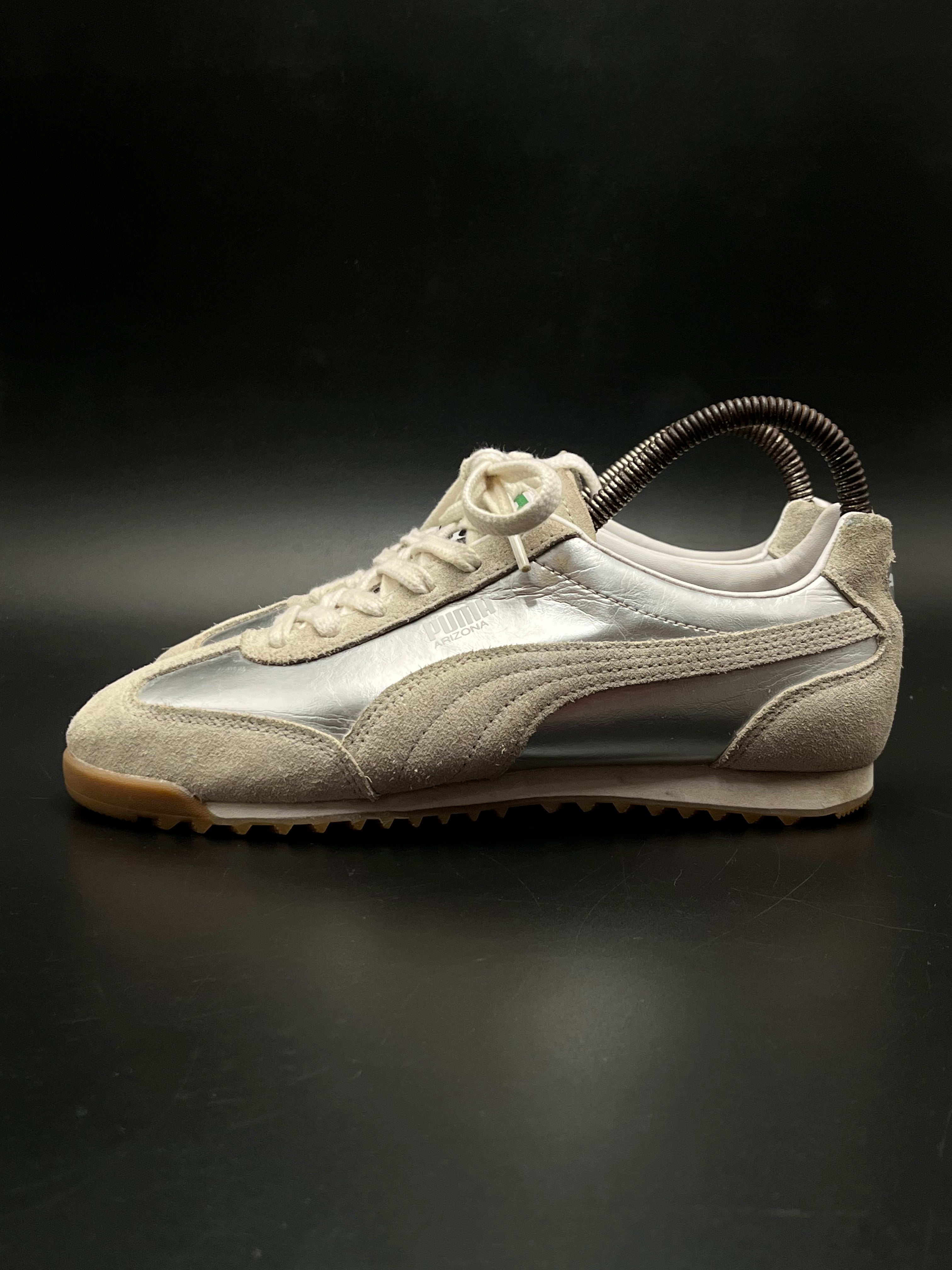 Puma Arizona Metallic Silver Suede - 37.5