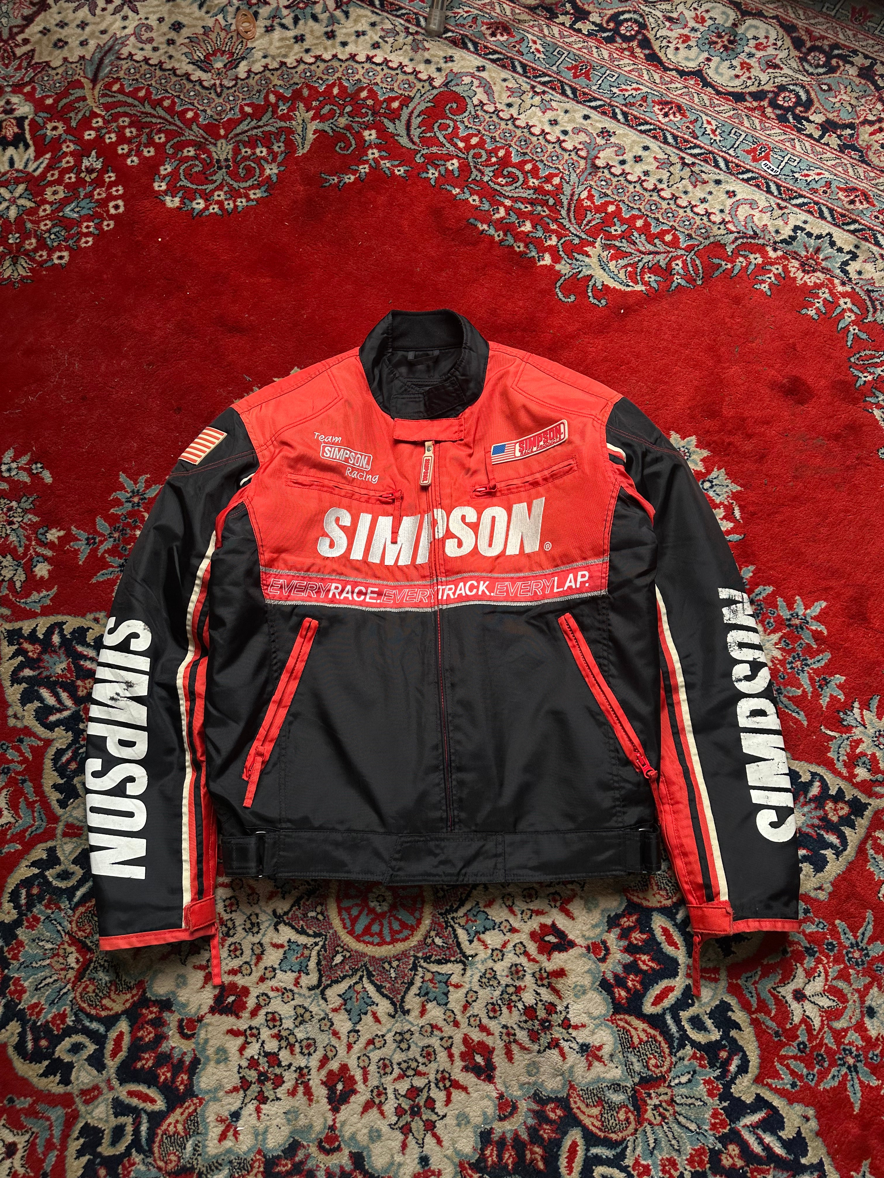VINTAGE SIMPSONS RACING TEAM RIDERS JACKET