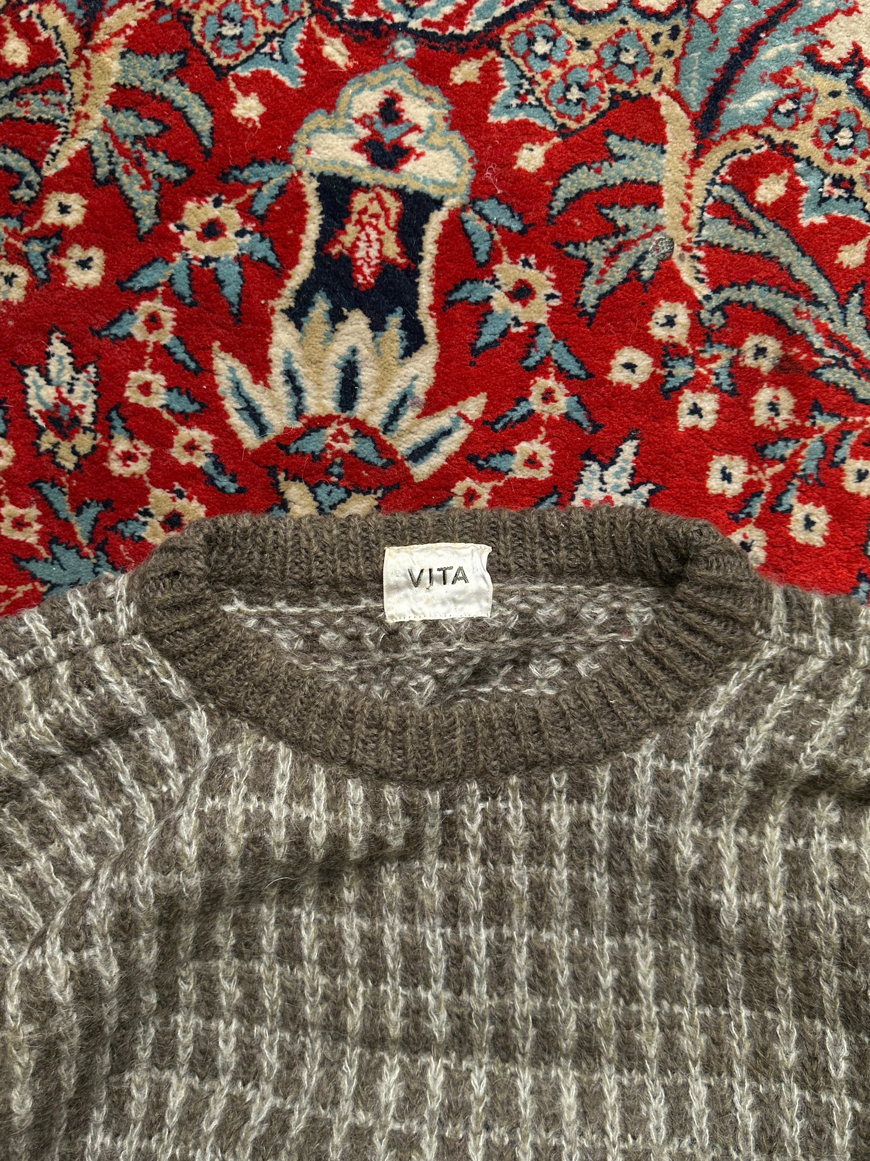 VITA VINTAGE RELAXED FIT KNITTED SWEATER