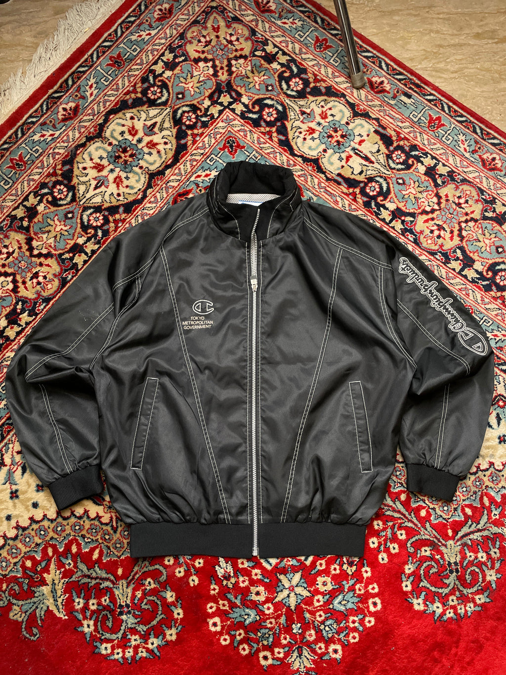 Champion TOKYO METROPOLITAN GOVT RELAXED CROPPED FIT TRACK JACKET