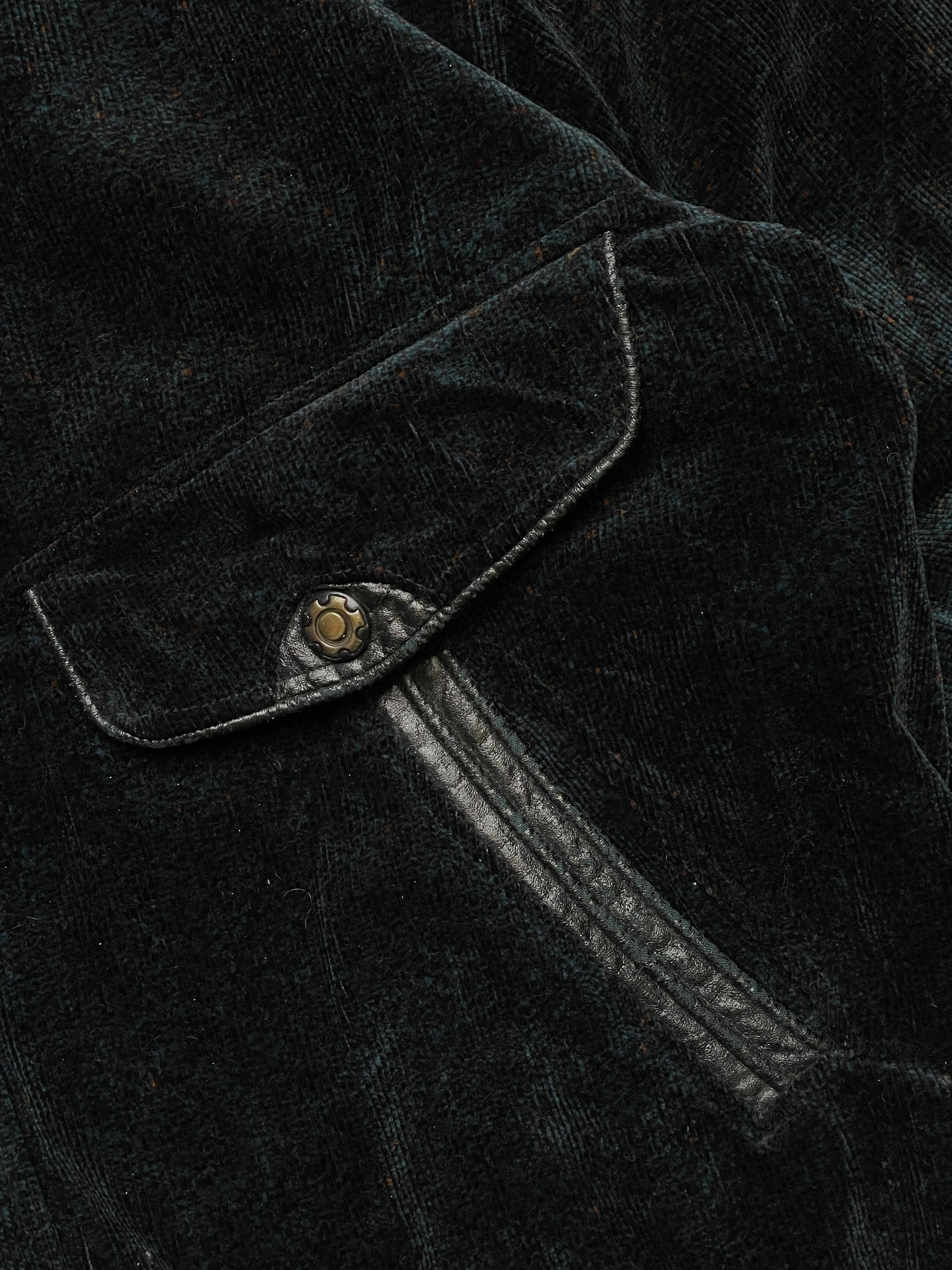 Danpol VINTAGE RELAXED CROPPED SUEDE BOMBER JACKET