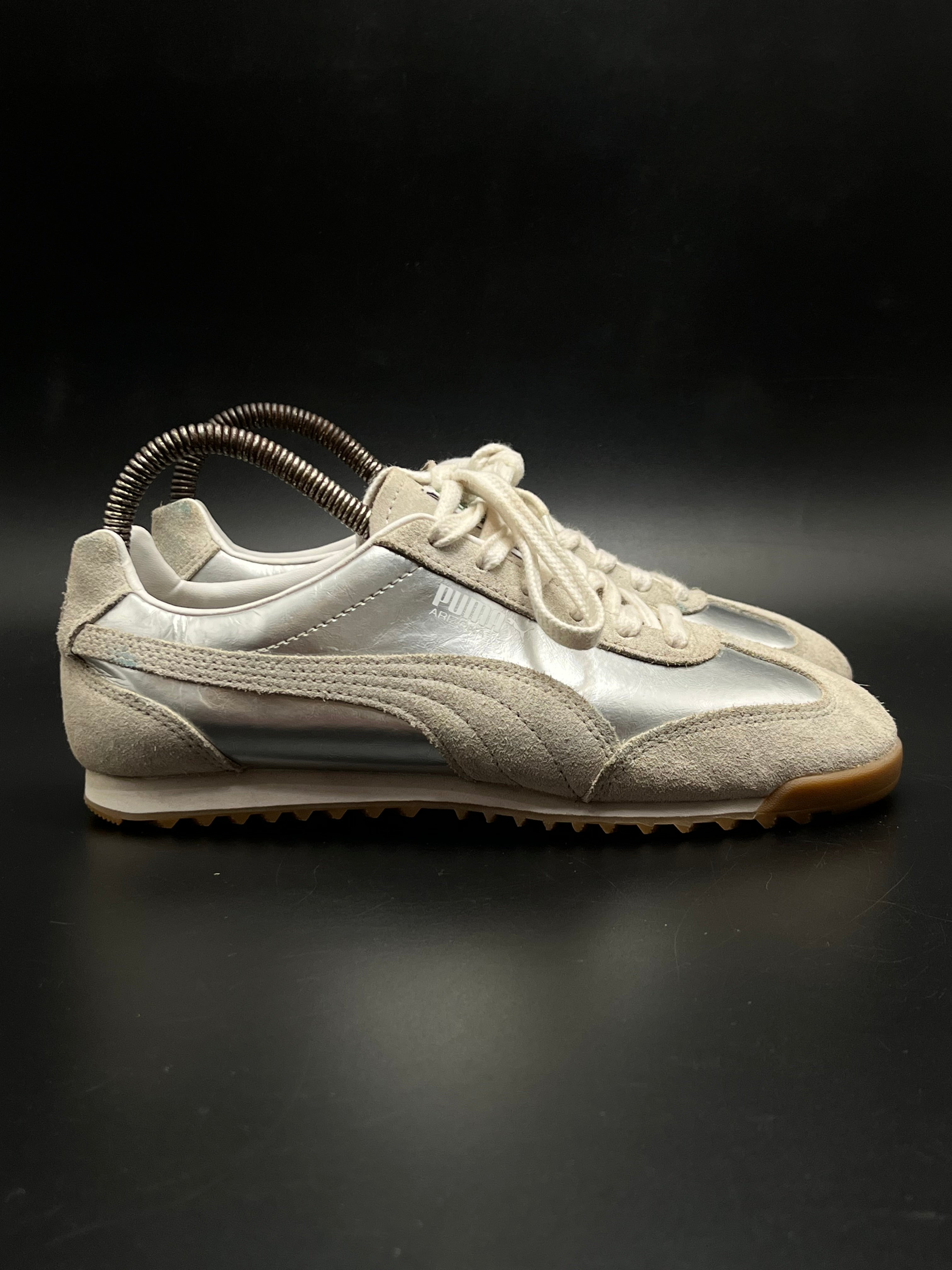 Puma Arizona Metallic Silver Suede - 37.5