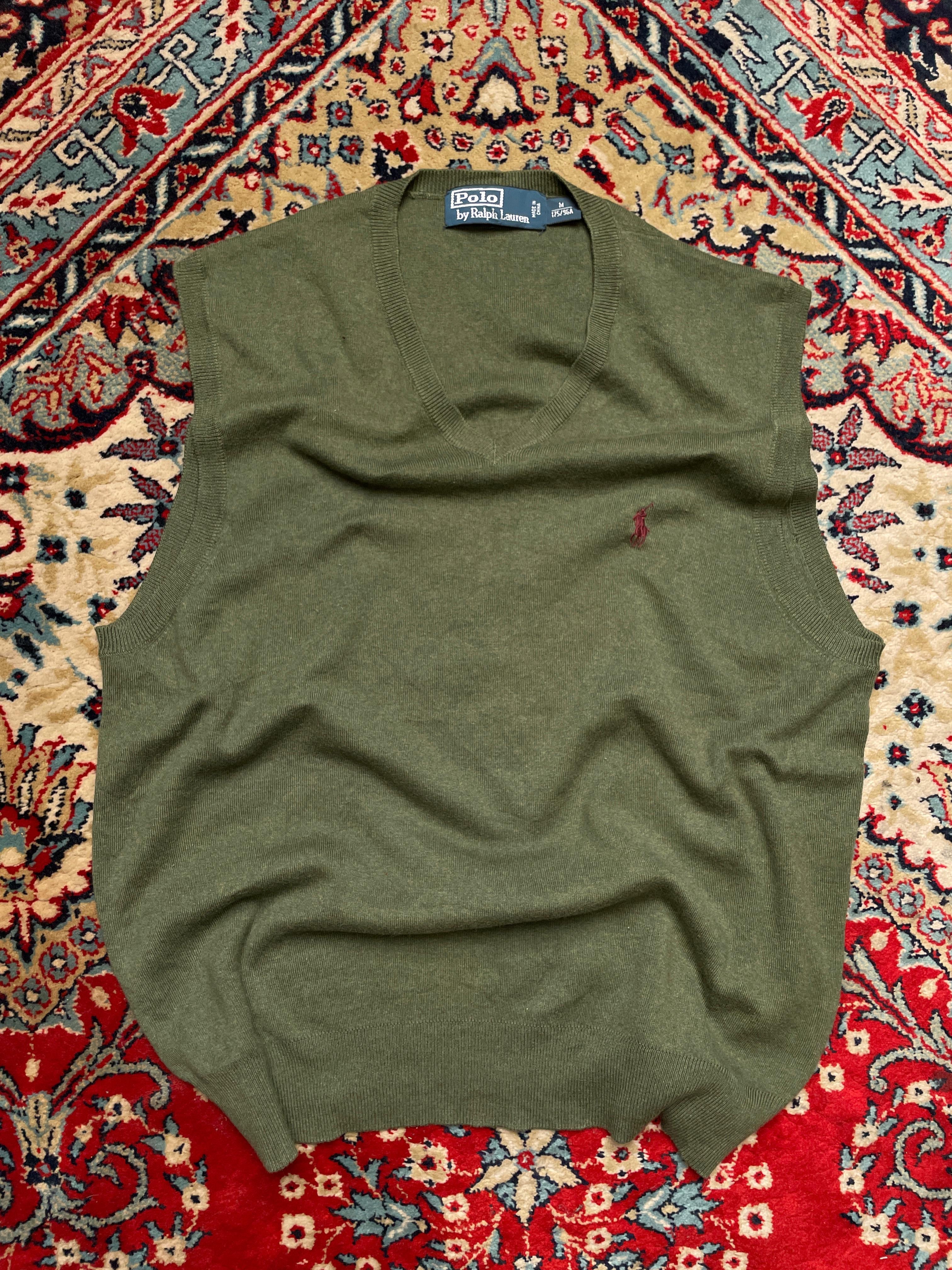 Polo ralph lauren wool Sleeveless FITTED Sweater