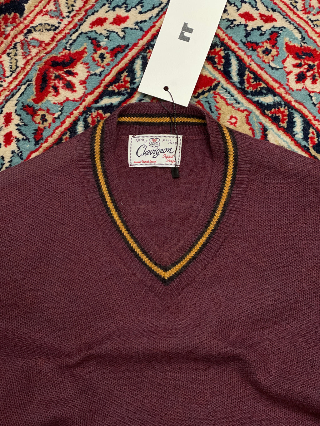 Chevignon WOOL FITTED V NECK SWEATER