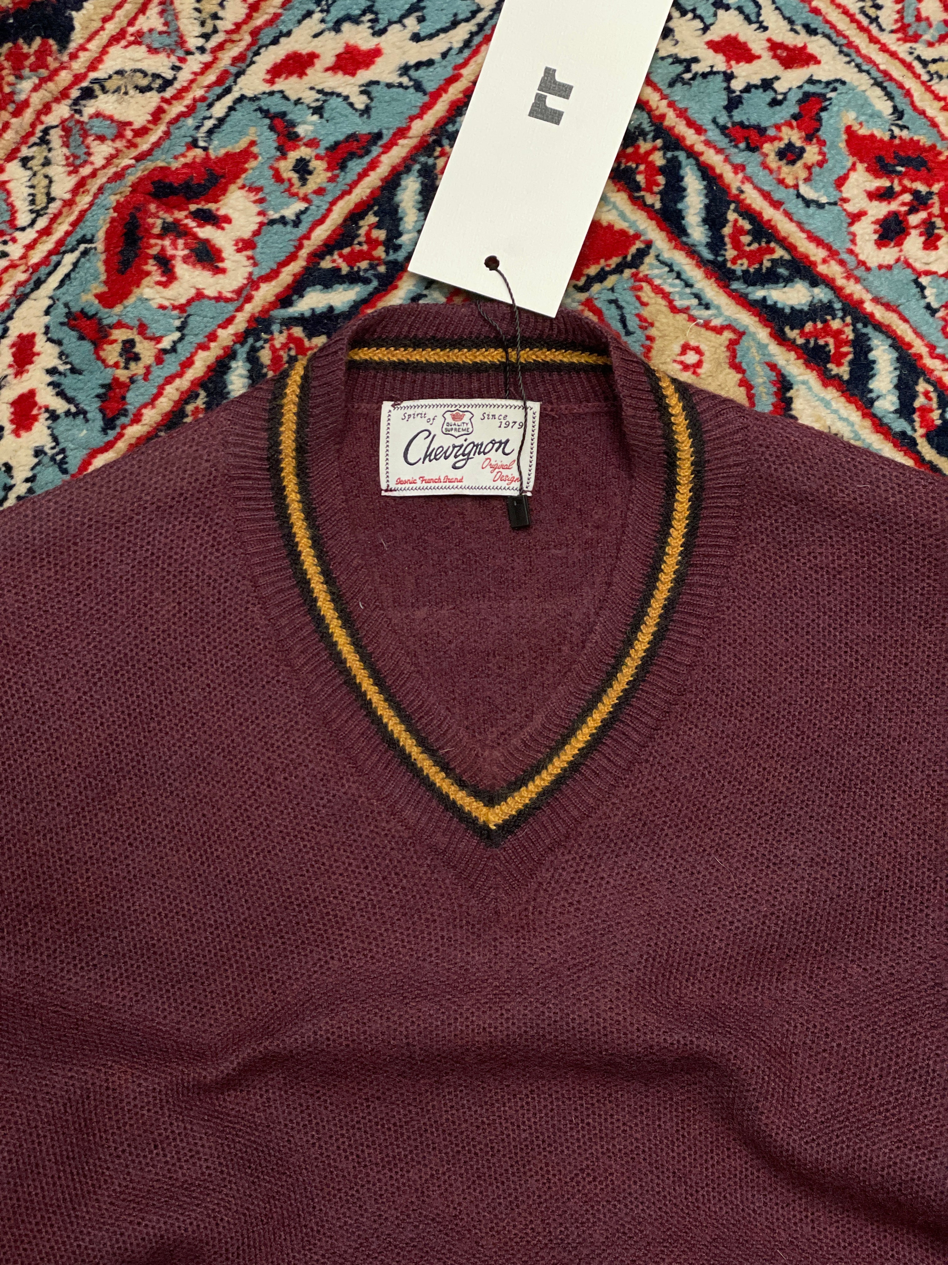 Chevignon WOOL FITTED V NECK SWEATER