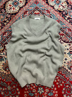 Topten Ribbed Knit V-Neck Sweater