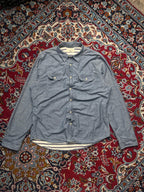 Denim & Supply Ralph Lauren Blue Chambray Workwear Button Down Shirt - XL