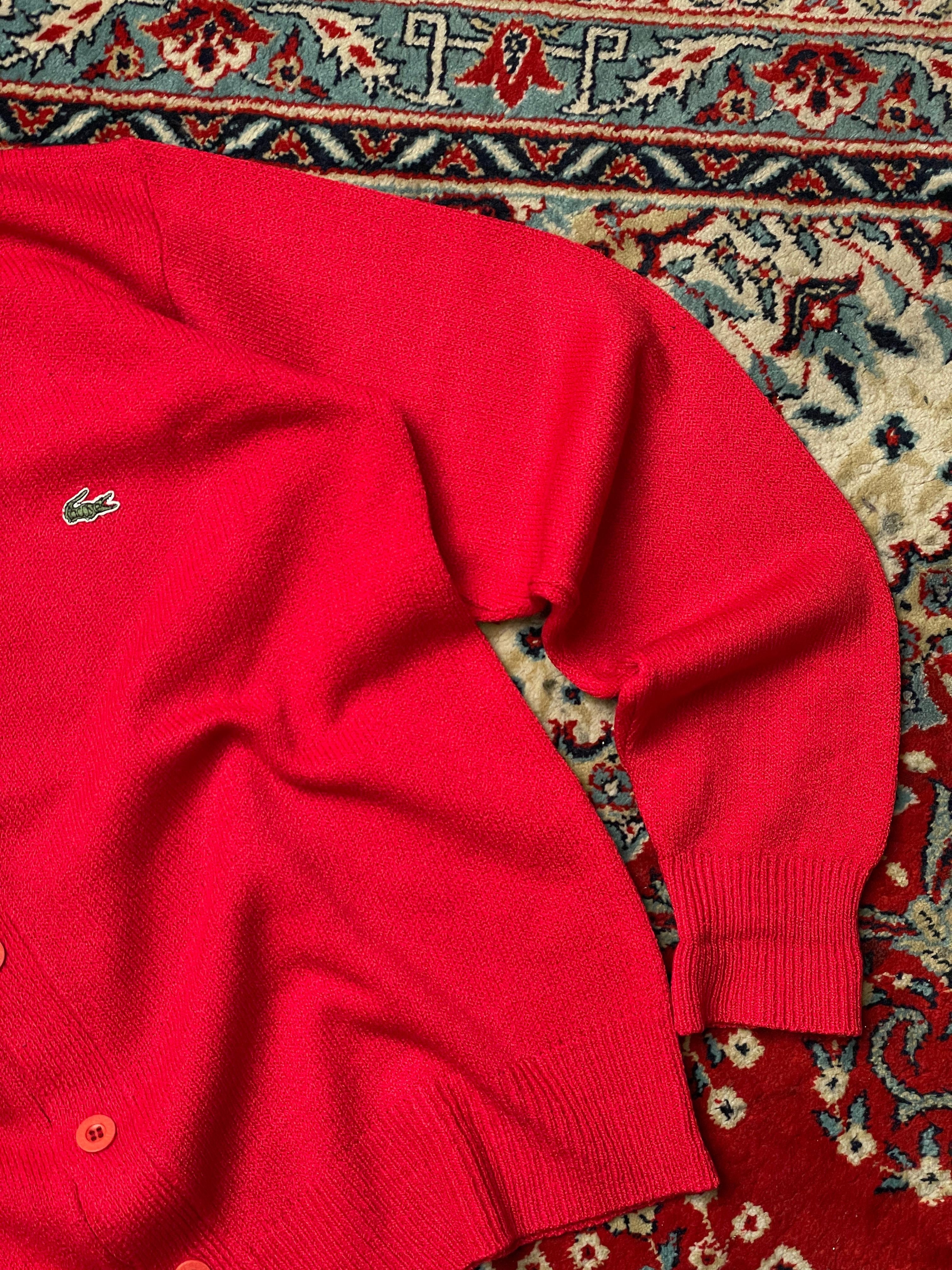 Lacoste RELAXED FIT CROPPED WOOL Cardigan