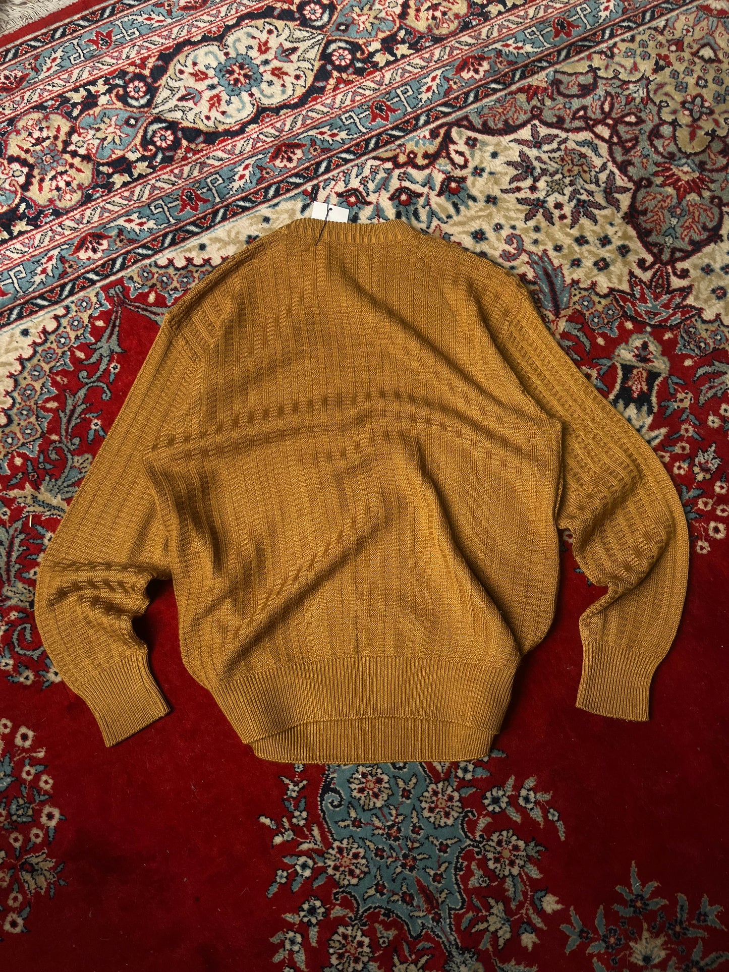 Crocodile Mustard Sweater