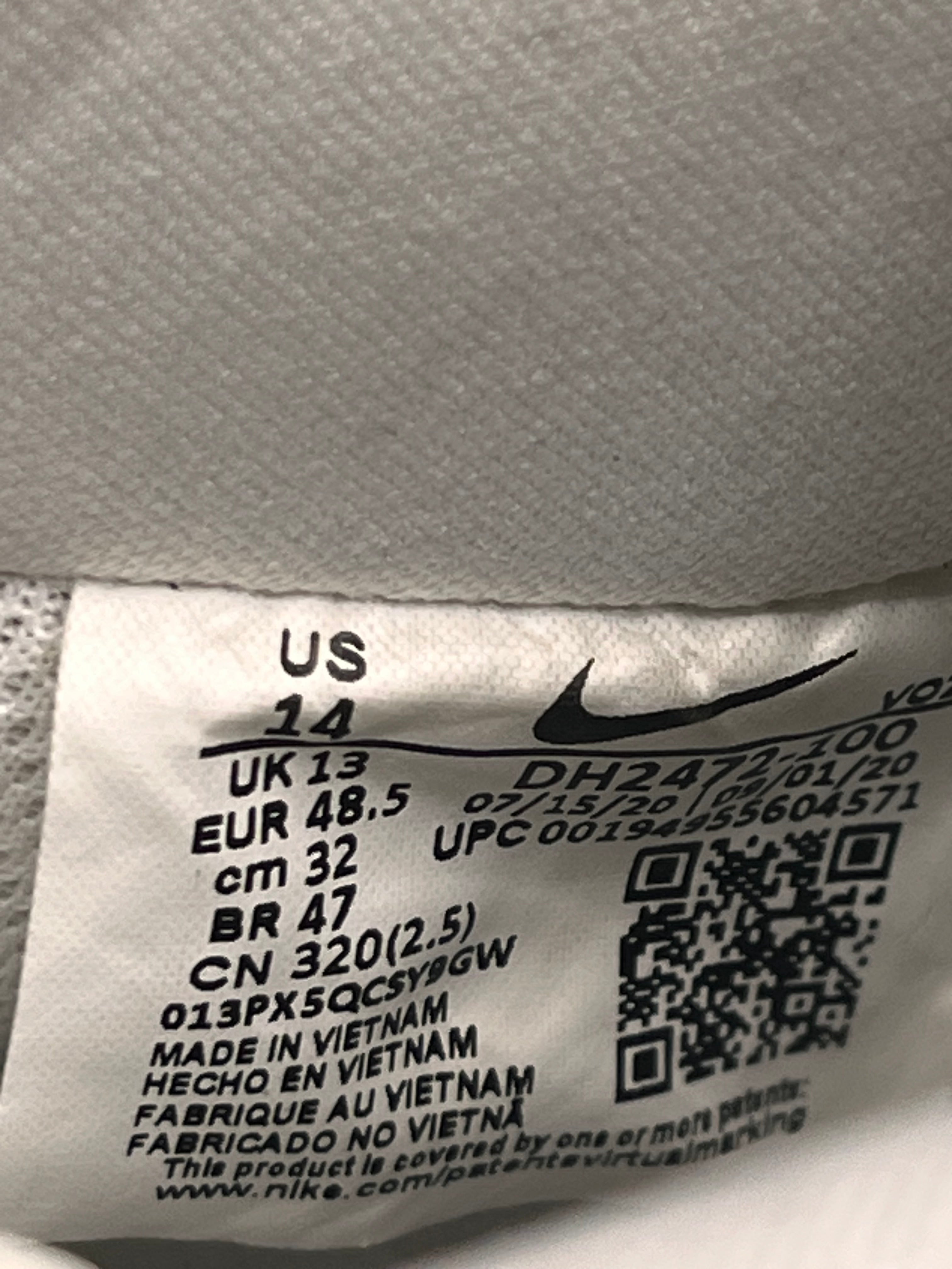 NIKE AIR FORCE 1s WHITE/BLACK