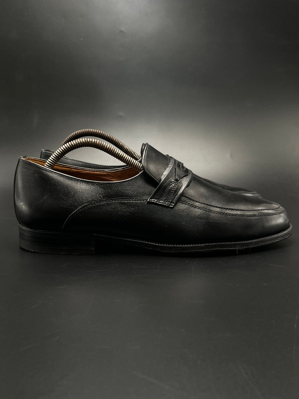 Ambiorix Lift Black Leather LOAFERS