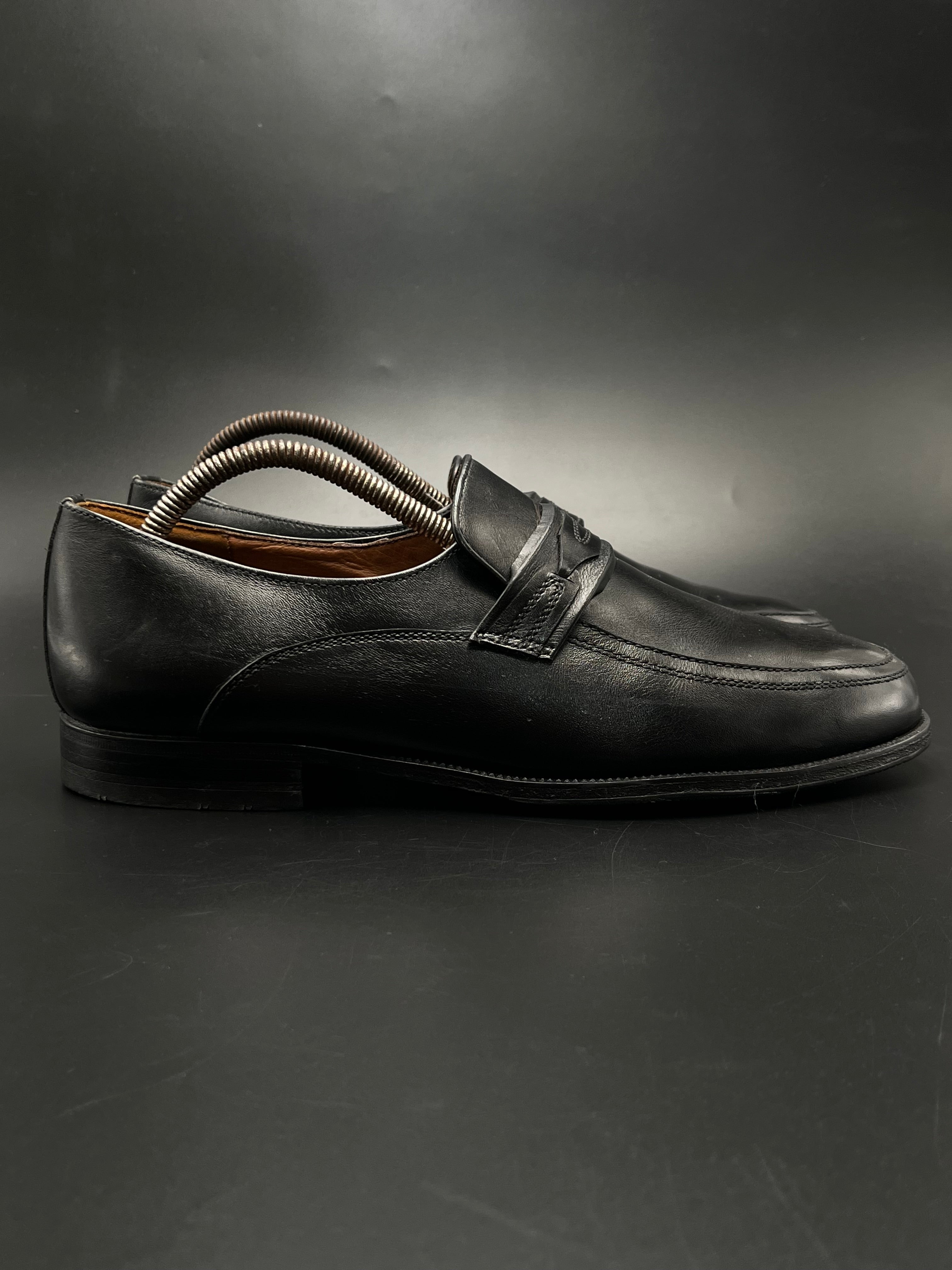 Ambiorix Lift Black Leather LOAFERS