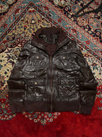 Sluisleder Dark Brown Leather Jacket