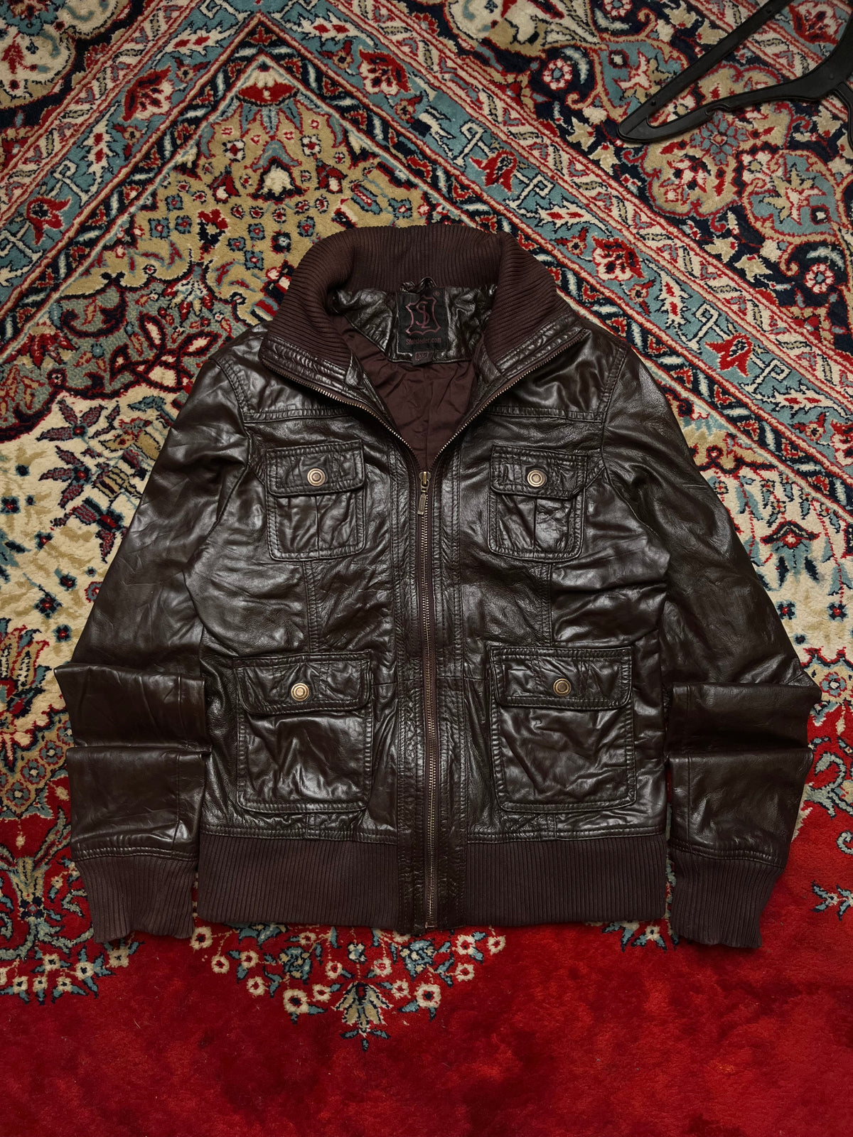 Sluisleder Dark Brown Leather Jacket