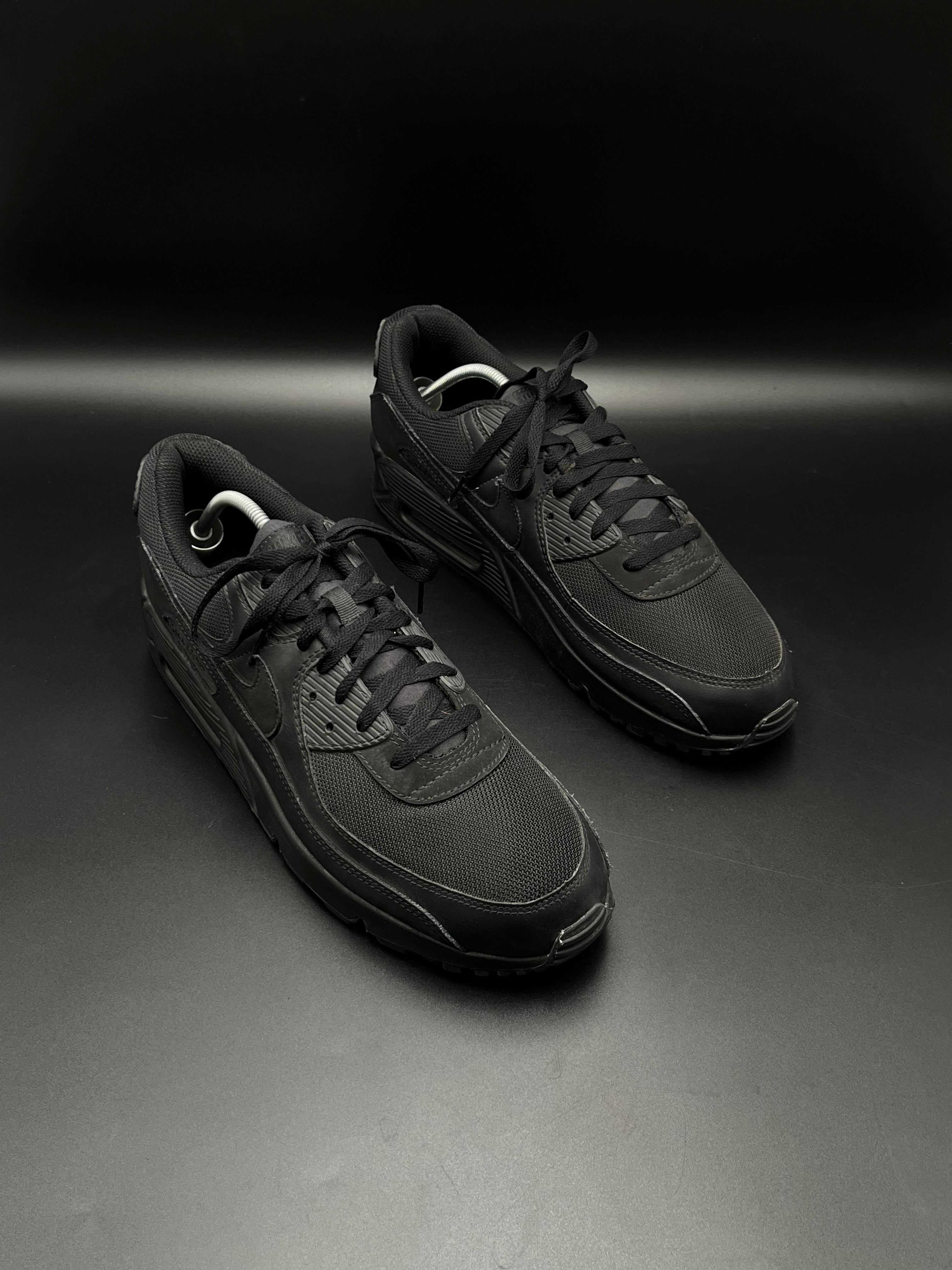 NIKE AIR MAX 90s ALL BLACK - 48.5