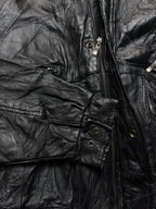 TLW Vintage Patchwork Leather Bomber Jacket