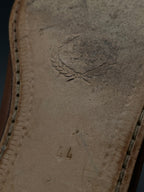 Antonio Ferri Brown Woven Leather Loafers