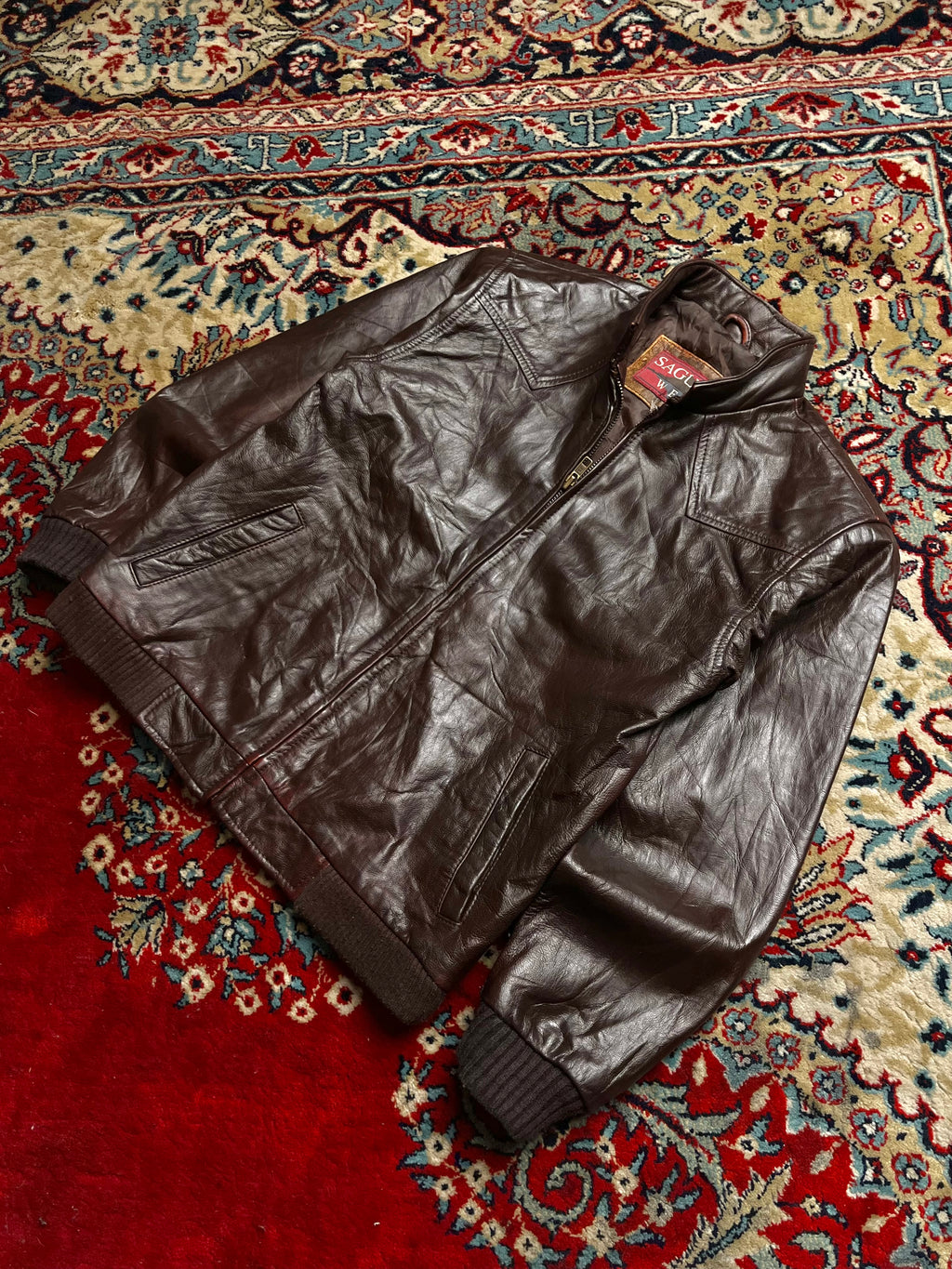 Saguaro WEST BROWN LEATHER JACKET