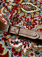 Marc O'Polo Brown Leather Dual Layer Wrap Belt O-Ring Studded