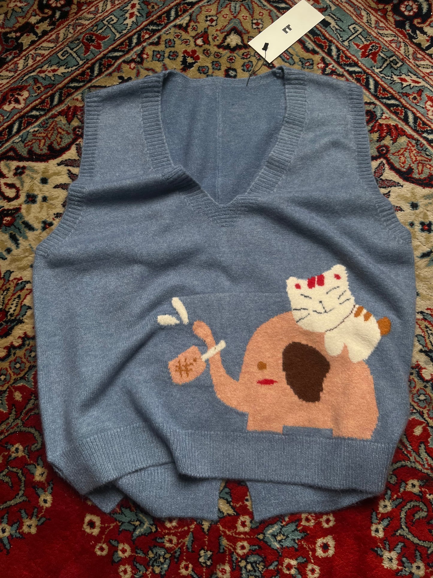 Vintage Blue Sweater