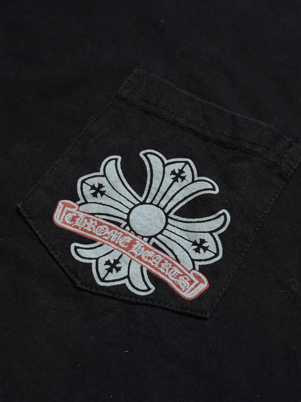 CHROME HEARTS HORSESHOE LOGO POCKET TEE - M