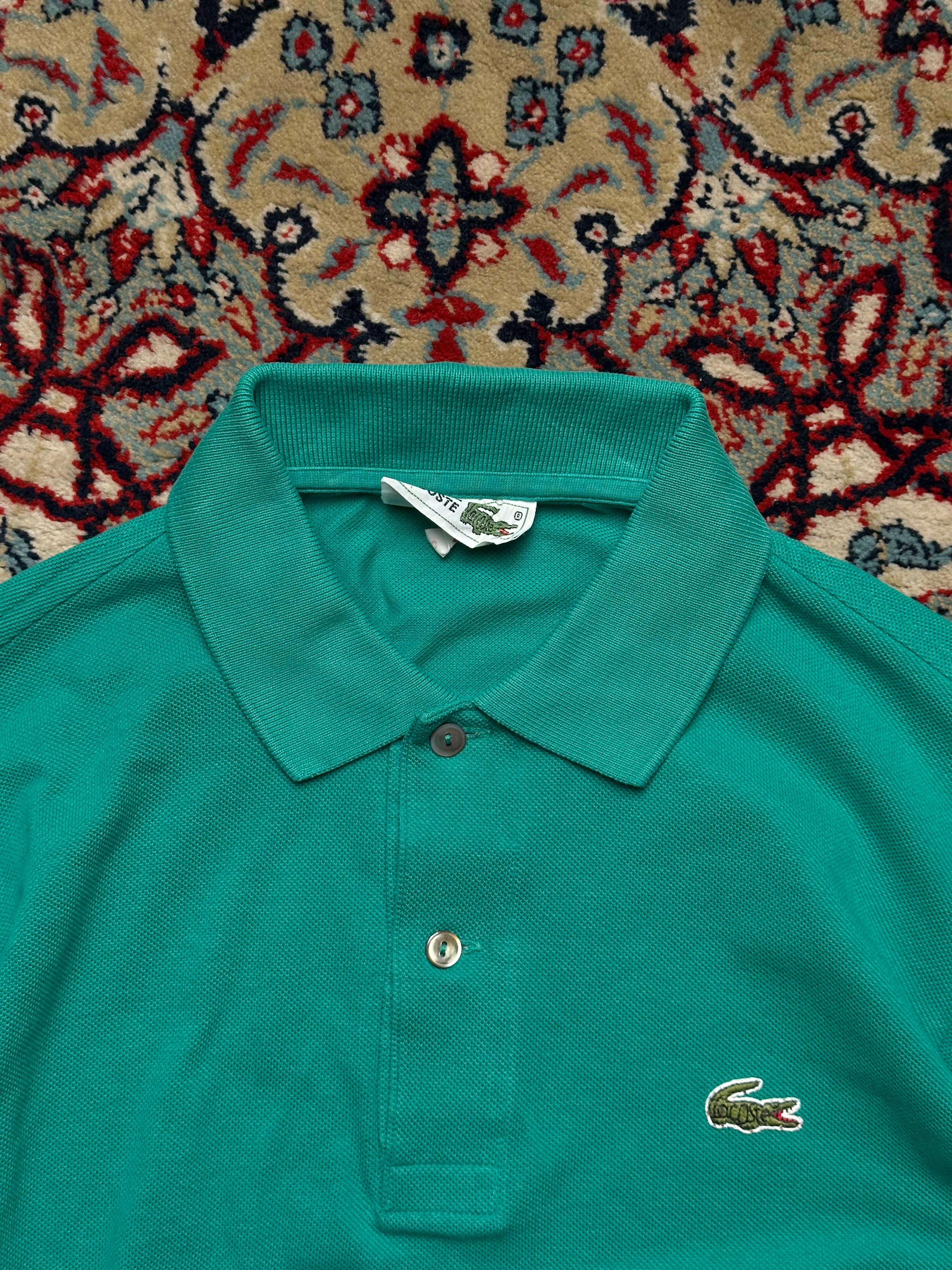 Lacoste Vintage full sleeve Sage green polo