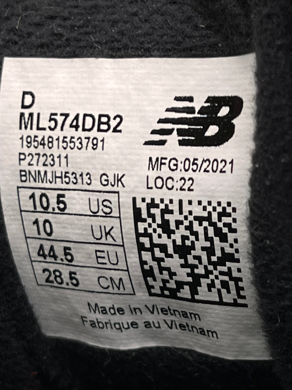 NEW BALANCE 574 DENIM WORKWEAR