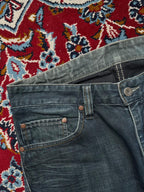 Vintage Mustang Dark WashED Bootcut Jeans - 32
