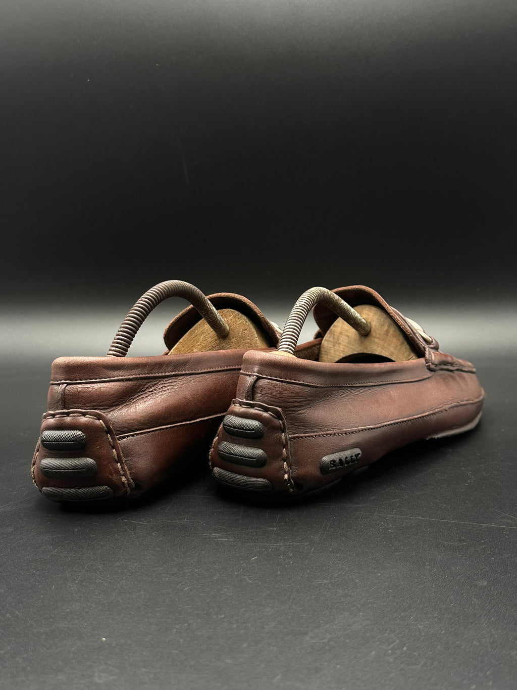 BALLY PURE LEATHER ITALIAN BIT DRIVING LOAFERS - EUR 43