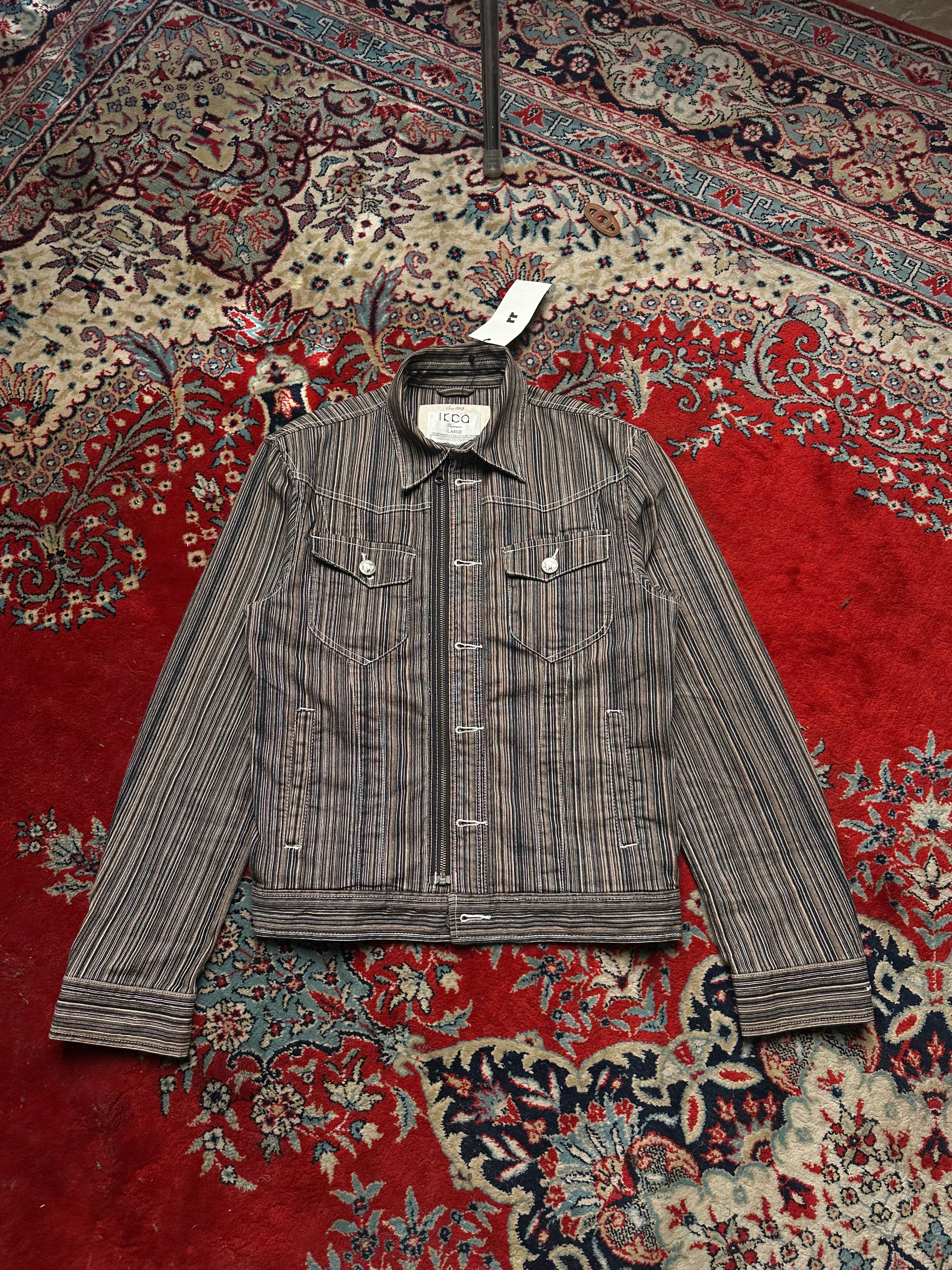 IKCA SLIM FIT DENIM RACER JACKET