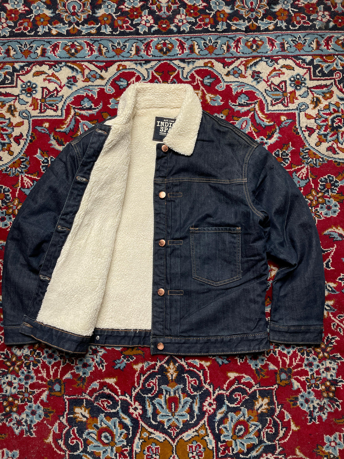 Vintage Indigo Spao Denim Jacket