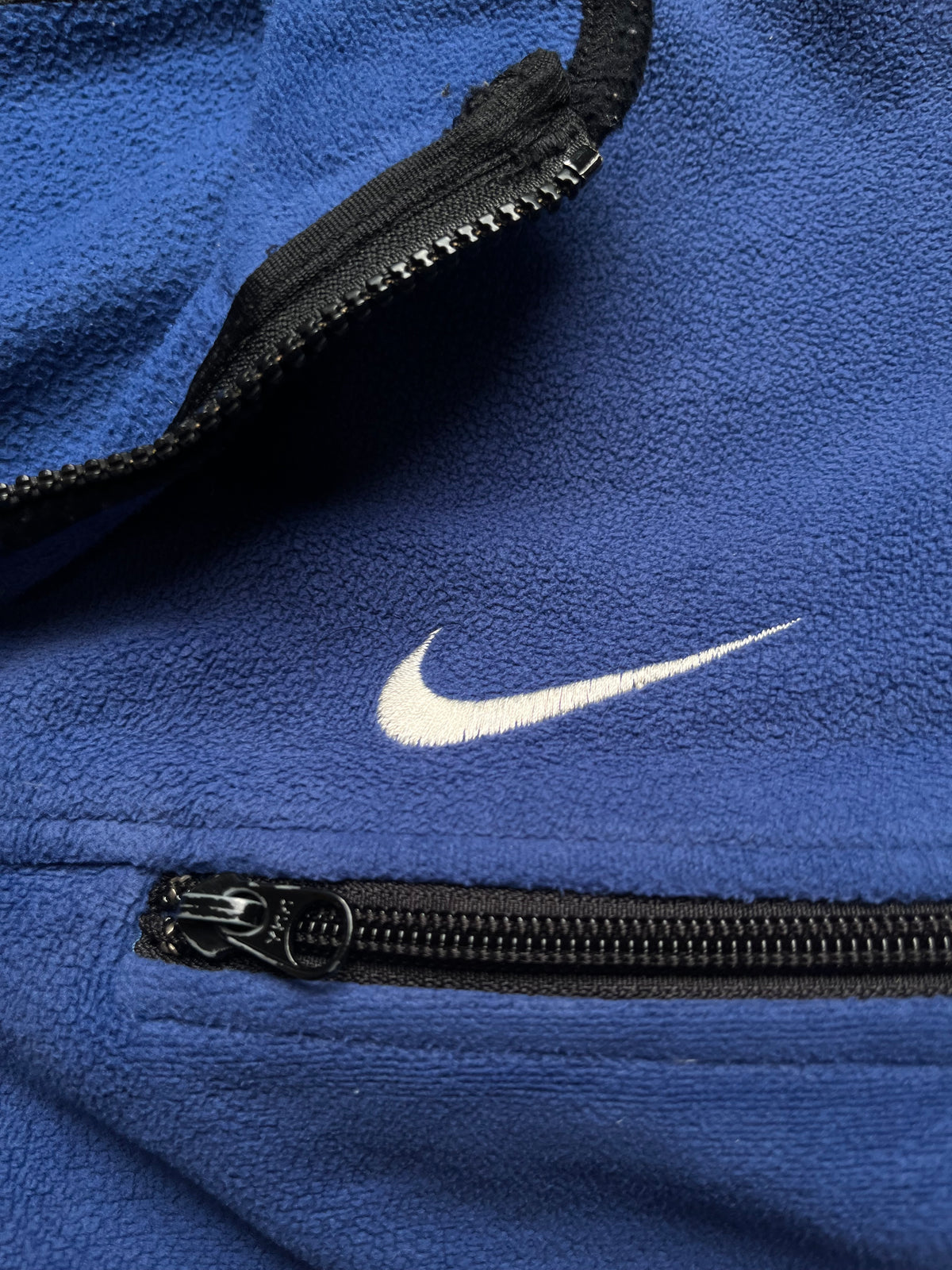 Vintage Nike ACG Thermal Layer 2 Blue Fleece Quarter-Zip