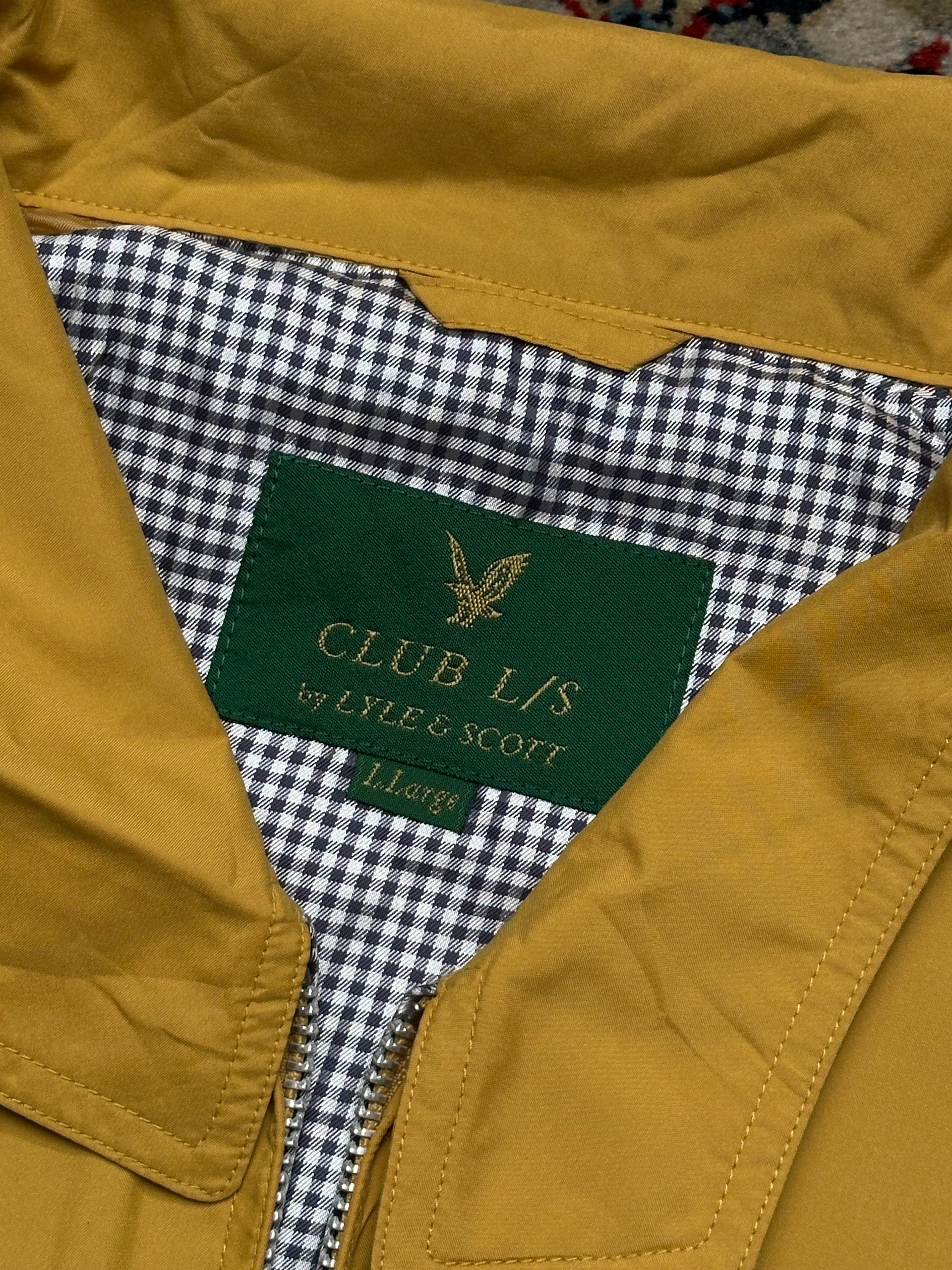LYLE & SCOTT RELAXED CROPPED FIT HARRINGTON JACKET