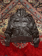 Sluisleder Dark Brown Leather Jacket