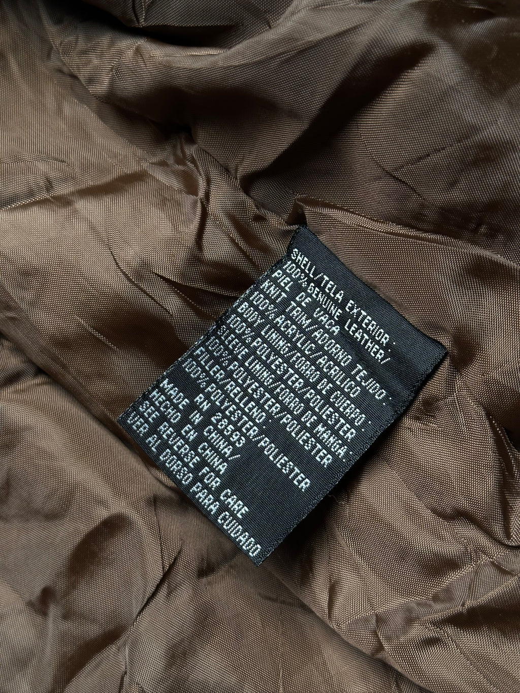 VINTAGE MEMBERS ONLY RELAXED LEATHER JACKET