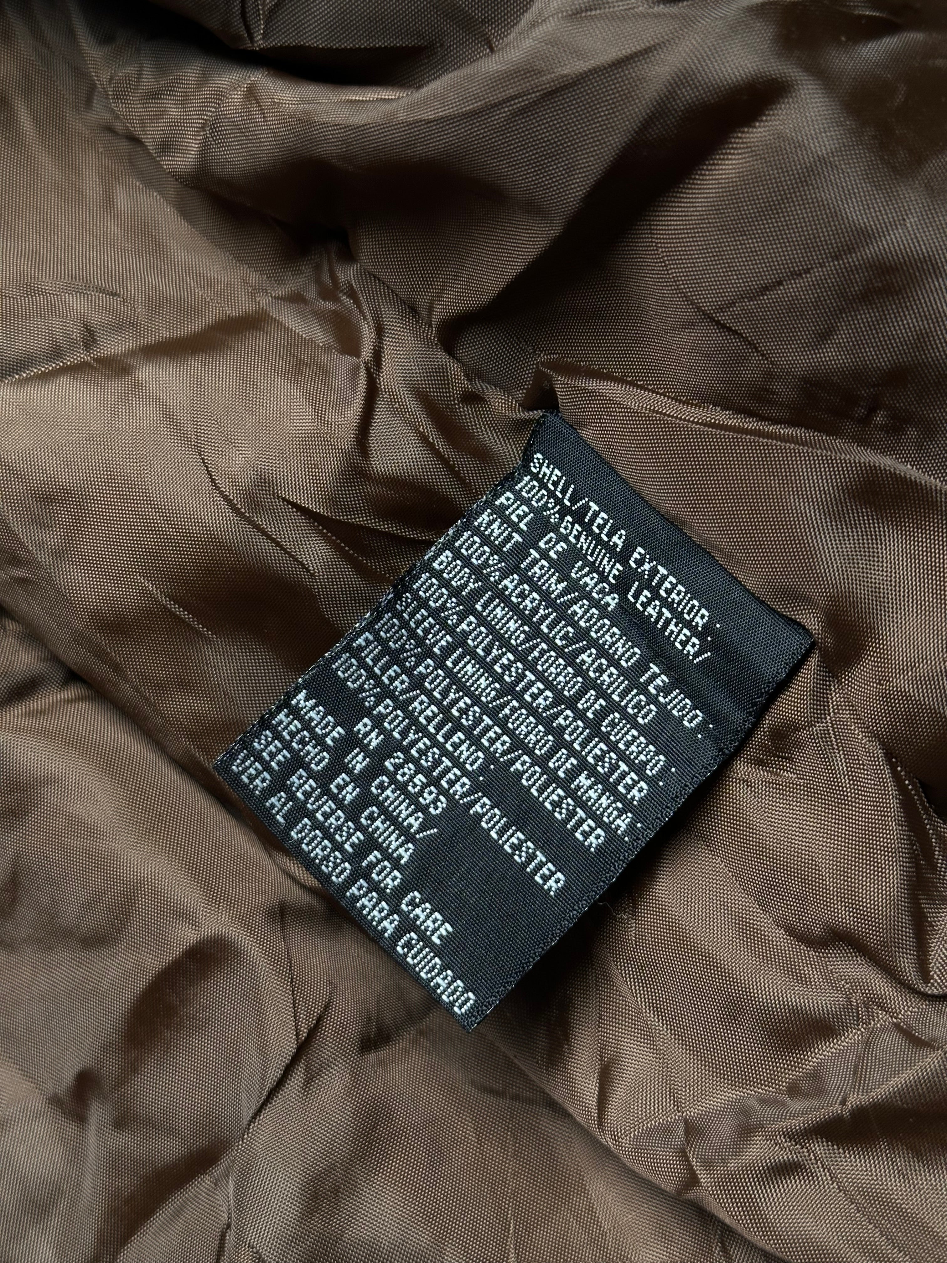 VINTAGE MEMBERS ONLY RELAXED LEATHER JACKET